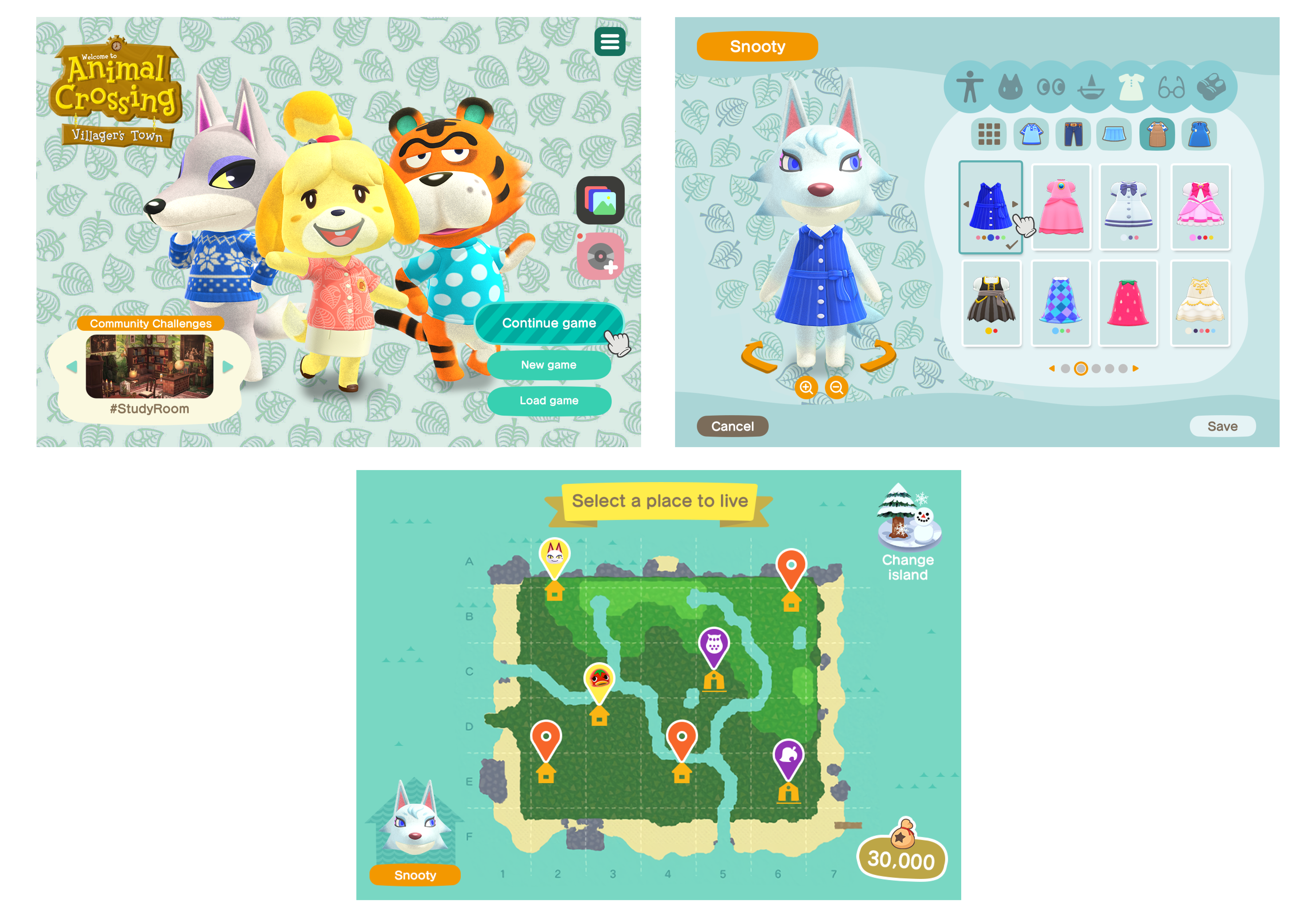 Mockups second iteration